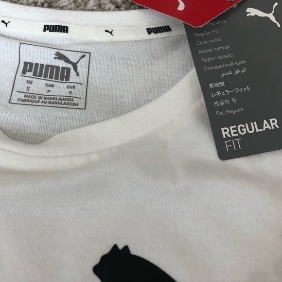 🆕 Puma women’s short sleeve white t shirt top - Picture 5 of 8